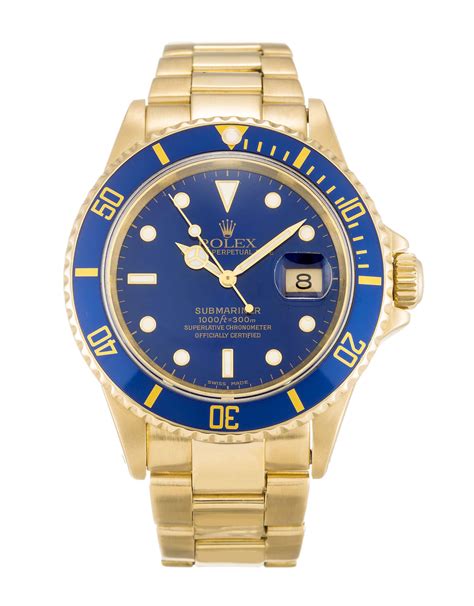 rolex submariner blue gold replica|rolex submariner cheaper alternative.